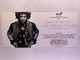 Jimi Hendrix Flyer Original Promo Blink Gallery Photographic Exhibition 2008 Back
