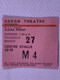 Iron Maiden Judas Priest Ticket Original Iron Maiden Tour Birmingham 1980 front