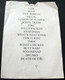 Zimmers Hole Set List Orig Vintage Keep It In The Family Tour Paris 22/3/2003 front
