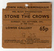 Stone The Crows Maggie Bell Ticket Vintage Birmingham Town Hall 1972 Front