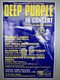 Deep Purple Poster Original Promo Abandon UK Tour 1998 front