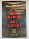 Pink Floyd Poster Original Promo Is There Anybody Out There? 2000 front