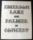 Emerson Lake And Palmer ELP Program Vintage Show Souvenir 1971 Front