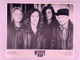 Wishbone Ash Photo Vintage Walkerprint Black and White Promo Circa Early 1990s front