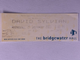 David Sylvian Japan Ticket Original Fire In The Forest Tour Manchester 2003 Front