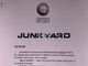 Junkyard Press Release Original Geffen Records Promo Self Titled Album 1989