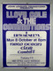 Lloyd Cole and the Commotions Blow Monkeys Poster Orig. Ocean Club Cardiff 1984 front