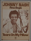 Johnny Nash Poster Reggae Original CBS Promo Tears On My Pillow 1974 front