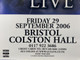 The Moody Blues Hayward Lodge and  Edge Poster Vintage Promo Live Bristol 2006