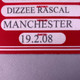 Dizzie Rascal Pass Working Original Manchester University Academy February 2008 Front Zoomed