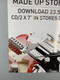 Go:Audio Poster Vintage Original Rubix Record Store Promo Made Up Stories 2008