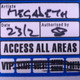 Megadeth Pass AAA Original Tour of Duty Tour Manchester Academy 1 February 2008 Front Zoomed