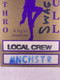 Jethro Tull Pass Ticket Original A Leg To Stand On Tour Apollo Manchester 2001 Front Zoomed