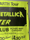 Metallica Cliff Barton Poster Vintage Original New Ocean Club Cardiff March 1984