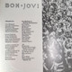 Bon Jovi Programme Orig Vintage Tour Of The World Slippery When Wet Tour 1986