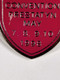Queen Freddie Mercury Badge Pin Official International Convention Fanclub 1998 zoomed