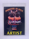 Deep Purple Ian Paice Owned Signed Artist Pass Ticket Orig MOR Festival 2006 front