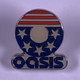 Oasis Liam Gallagher Badge Original Heathen Chemistry US Tour Merchandise 2002 front