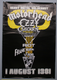 Motorhead Ozzy Osbourne Poster Original Heavy Metal Holocaust Port Vale 1981 front