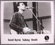 Talking Heads David Byrne Photo 10" x 8" B/W Original Sire Promo Circa Late 70s Front