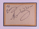 Mary Wilson The Supremes Signed Card Orig Authentic From The Collection Of B.M front