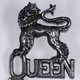 Queen Freddie Mercury Badge Pin Solid Silver Official Fan Club Merchandise 1992