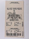 Tom Jones Ticket front