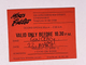 Gun Crazy Ticket Original Vintage Mean Fiddler Promo March Circa 1988