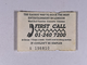 Wet Wet Wet Ticket Original Vintage Grand Hall Alexandra Palace Circa 1988