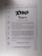 Dio Press Release Ronnie James Dio Original Magica March 20th 2000