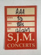 The Saw Doctors AAA Pass Original Colston Hall Bristol Concert December 2003 Front