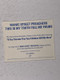 Manic Street Preachers Card Flyer This Is My Truth Tell Me Yours Promo 1990s