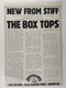 The Box Tops Press release