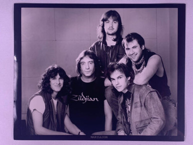 Marillion Fish Photo Vintage Official Black and White Promo 1984 ...