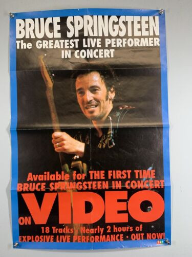 Bruce Springsteen Poster Original SMV The Greatest Live Performer Video ...