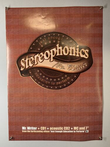Stereophonics Poster Vintage Original Mr Writer Album Promo 2001 ...