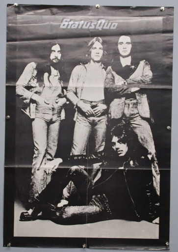 Status Quo Poster Original Promo Hello LP 1973 - RockMemorabilia.com