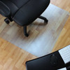 Marvelux PVC Chair Mat for Hard Floors, Rectangular Clear Floor Protection Mat, Multiple Sizes M12PVE