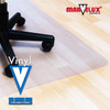 Marvelux PVC Chair Mat for Hard Floors – Clear Rectangular Office Floor Protector - Multiple Sizes M12PVE