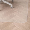 Marvelux PVC Chair Mat for Hard Floors – Clear Rectangular Office Floor Protector - Multiple Sizes
