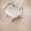 Marvelux PVC Chair Mat for Hard Floors – Clear Rectangular Office Floor Protector - Multiple Sizes