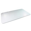 Cleartex Glaciermat | Reinforced Glass Chair Mat for Hard Floors and All Pile Carpets | Heavy Duty Executive Floor Protector Mat | Rectangular | Size 90 x 120cm FC123648EG