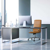 Cleartex Glaciermat | Reinforced Glass Chair Mat for Hard Floors and All Pile Carpets | Heavy Duty Executive Floor Protector Mat | Rectangular | Size 90 x 120cm FC123648EG