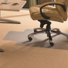 Cleartex Advantagemat Chair Mat for Medium Pile Carpets (12mm or less) | Clear PVC | Rectangular With Lip | Multiple Sizes 