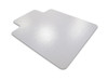 Cleartex Advantagemat Chair Mat for Medium Pile Carpets (12mm or less) | Clear PVC | Rectangular With Lip | Multiple Sizes 