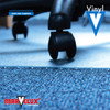 Marvelux PVC Chair Mat for Very Low Pile Carpets and Carpet Tiles (6mm or less) | Rectangular Clear Carpet Protector | Multiple Sizes 