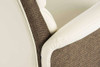 Elegance High Back Leather Look Executive Office Chair Cream TEK-UKND-6950CRE