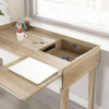 Giru Executive Home Office Desk Sonoma Oak TEK-UKND-7700005