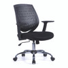 Ultra Medium Back Designer Mesh Task Operator Office Chair Black 