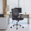 Ultra Medium Back Designer Mesh Task Operator Office Chair Black 